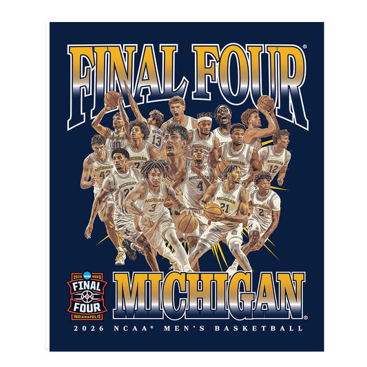 Michigan - NCAA Men's Basketball : Final Four® NCAA® March Madness® 2026 Poster 20x24-0