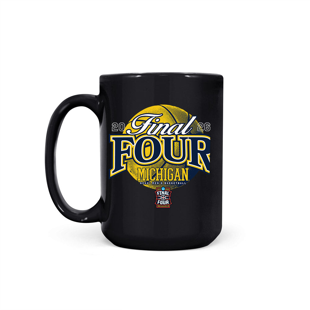 Michigan - NCAA Mens Basketball - Final Four® NCAA® March Madness® 2026 Coffee Mug-1
