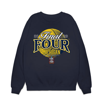 Michigan - NCAA Men's Basketball : - NCAA® March Madness® 2026 Premium Crewneck Sweatshirt-0