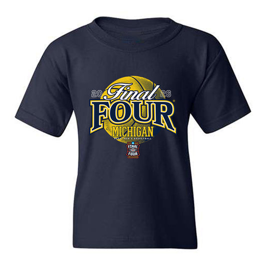 Michigan - NCAA Men's Basketball : - NCAA® March Madness® 2026 Youth T-Shirt-0