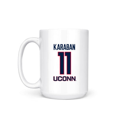 UConn - NCAA Men's Basketball : Alex Karaban - Final Four NCAA® March Madness® 2026 Coffee Mug-1