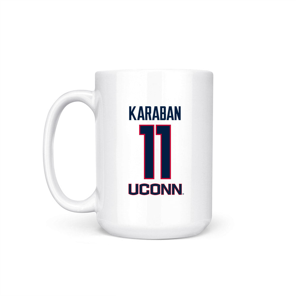 UConn - NCAA Men's Basketball : Alex Karaban - Final Four NCAA® March Madness® 2026 Coffee Mug-1