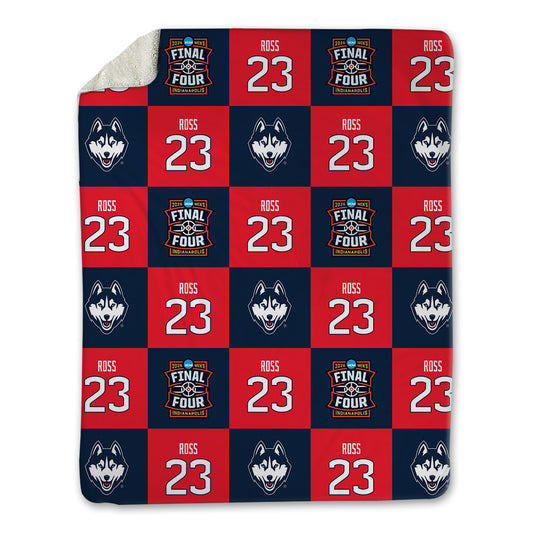 UConn - NCAA Men's Basketball : Jayden Ross - Final Four NCAA® March Madness® 2026 Blanket-0