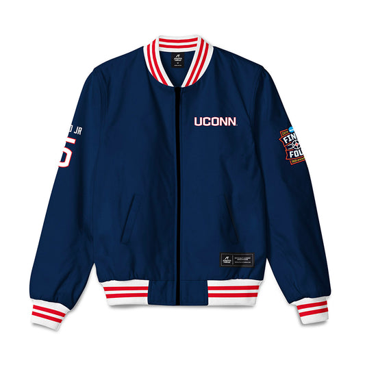 UConn - NCAA Men's Basketball : Tarris Reed Jr - Final Four NCAA® March Madness® 2026 Bomber Jacket-0