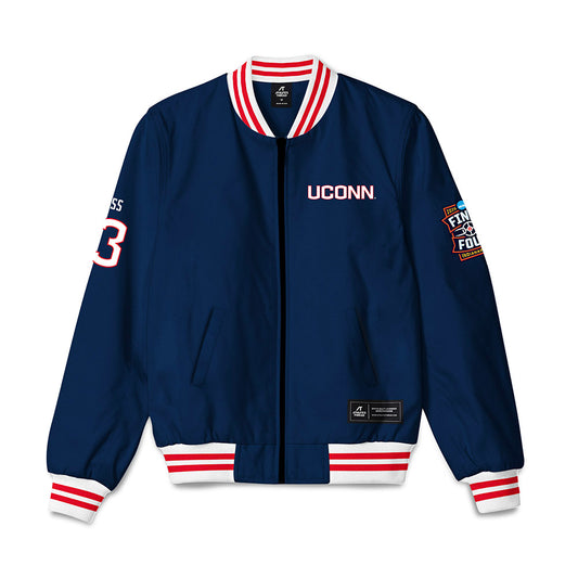 UConn - NCAA Men's Basketball : Jacob Ross - Final Four NCAA® March Madness® 2026 Bomber Jacket-0