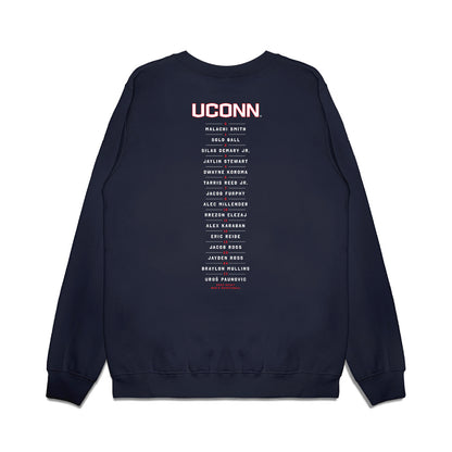 UConn - NCAA Men's Basketball : - Final Four NCAA® March Madness® 2026 Premium Crewneck Sweatshirt-1