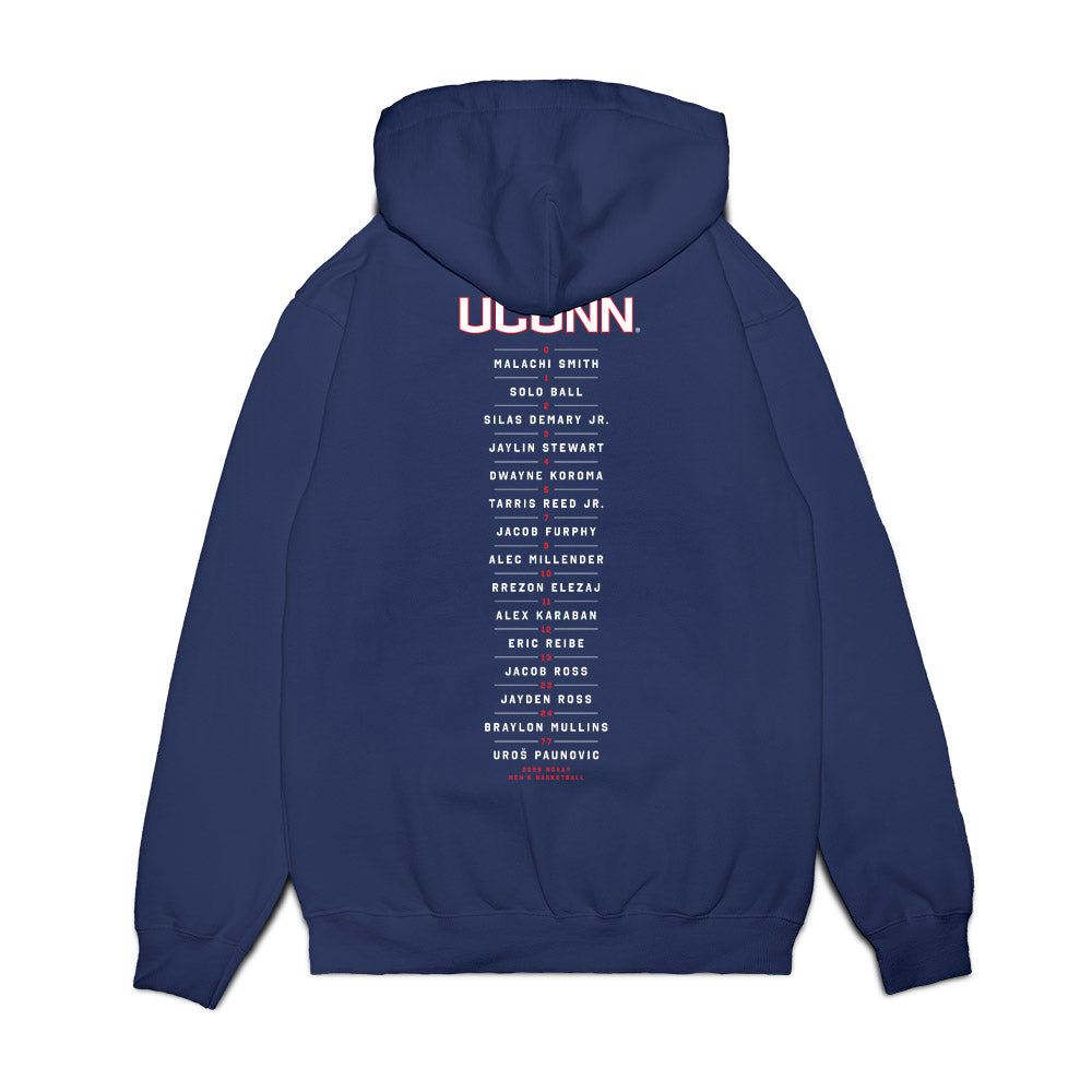 UConn - NCAA Men's Basketball : - Final Four NCAA® March Madness® 2026 Fleece Hooded Sweatshirt-1