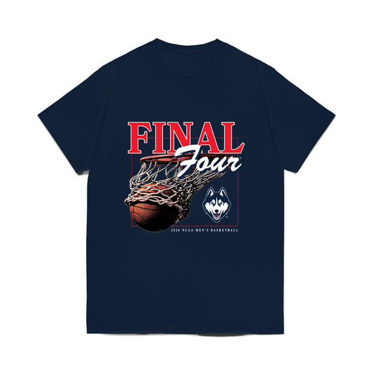 UConn - NCAA Men's Basketball : - Final Four NCAA® March Madness® 2026 Comfort Colors T-Shirt-0