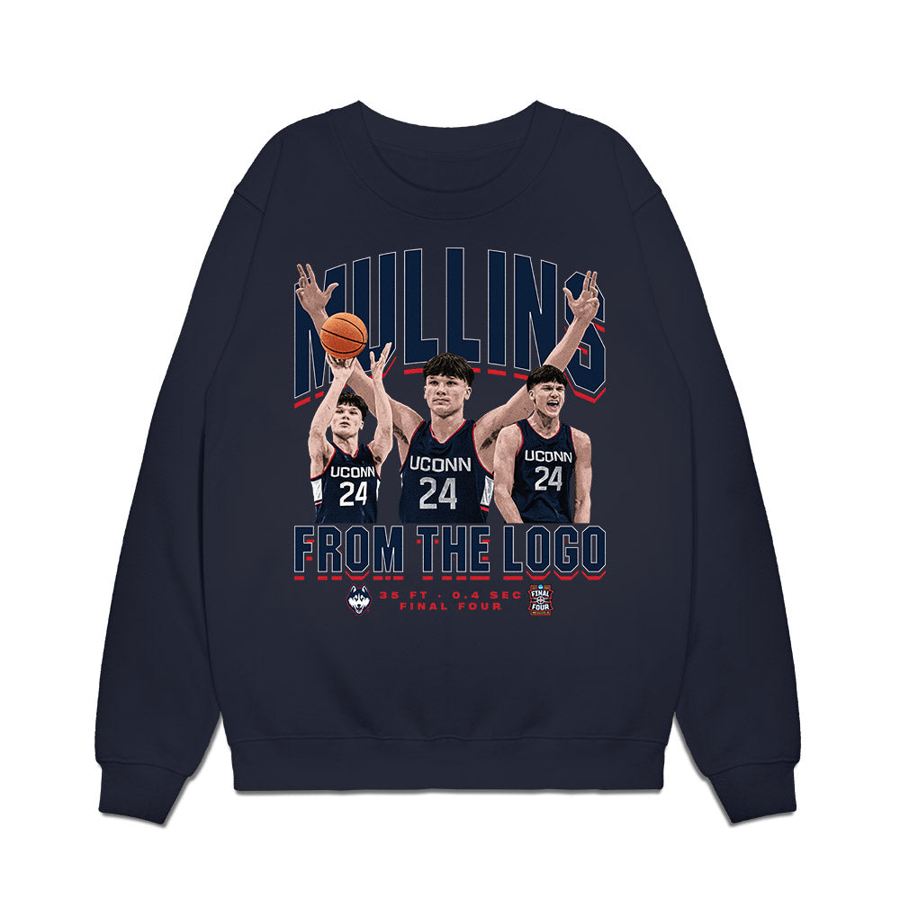 UConn - NCAA Men's Basketball : Braylon Mullins - Mullins from the logo Premium Crewneck Sweatshirt-0