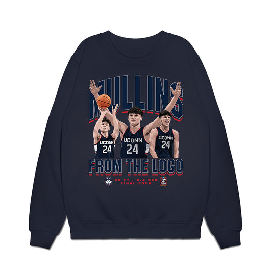 UConn - NCAA Men's Basketball : Braylon Mullins - Mullins from the logo Premium Crewneck Sweatshirt-0