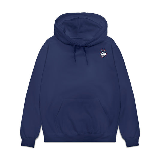 UConn - NCAA Men's Basketball : Braylon Mullins - Mullins from the logo Fleece Hooded Sweatshirt-0
