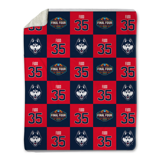 UConn - NCAA Women's Basketball : Azzi Fudd - Final Four NCAA® March Madness® 2026 Blanket-0