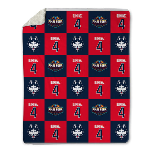 UConn - NCAA Women's Basketball : Blanca Quiñonez - Final Four NCAA® March Madness® 2026 Blanket-0