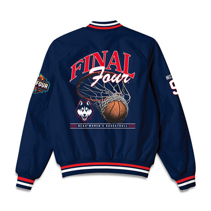 UConn - NCAA Women's Basketball : Kayleigh Heckel - Final Four NCAA® March Madness® 2026 Bomber Jacket-1