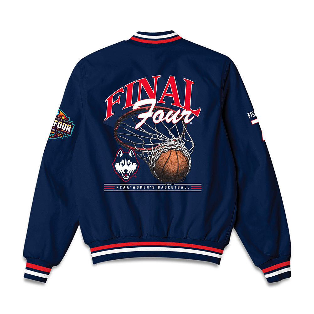 UConn - NCAA Women's Basketball : Kelis Fisher - Final Four NCAA® March Madness® 2026 Bomber Jacket-1