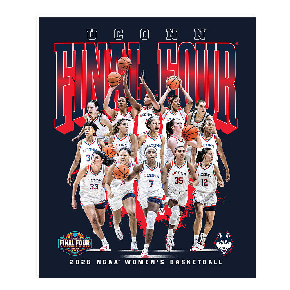 UConn - NCAA Womens Basketball - Final Four® NCAA® March Madness® 2026 Poster 20x24-0