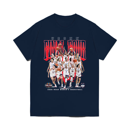 UConn - NCAA Women's Basketball : - Final Four NCAA® March Madness® 2026 Comfort Colors T-Shirt-0