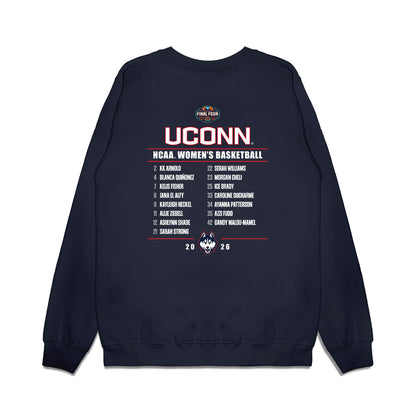 UConn - NCAA Women's Basketball : - Final Four NCAA® March Madness® 2026 Premium Crewneck Sweatshirt-1
