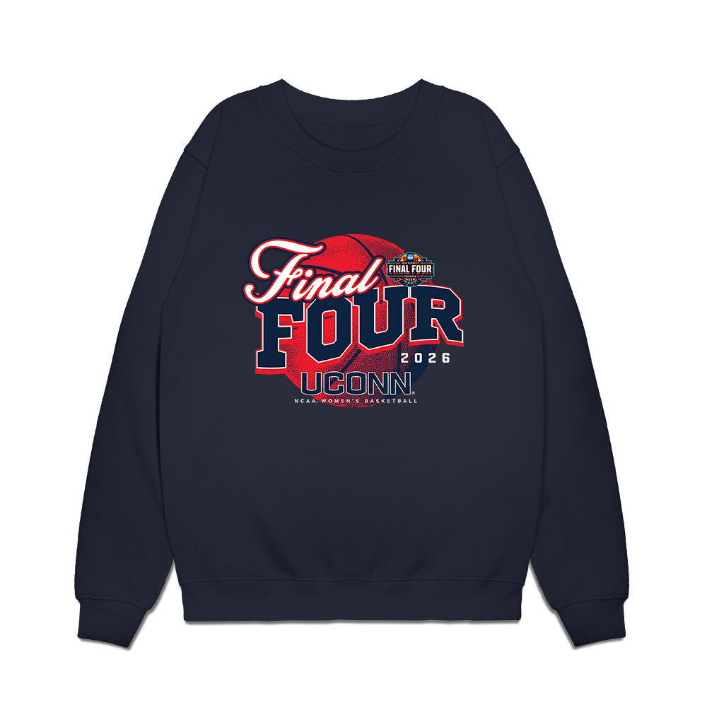 UConn - NCAA Women's Basketball : - Final Four NCAA® March Madness® 2026 Premium Crewneck Sweatshirt-0