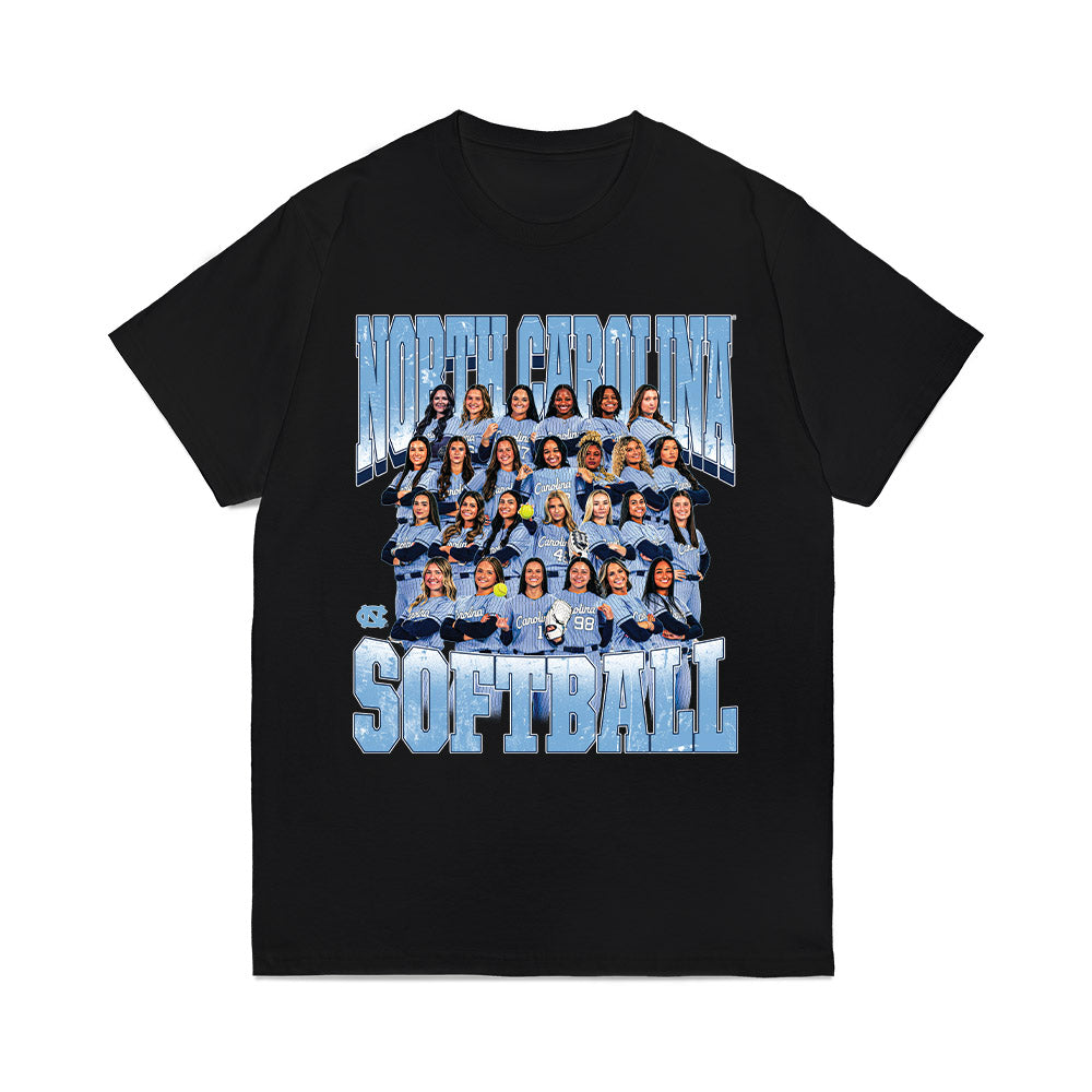 UNC - NCAA Softball : Team Collage Comfort Colors T-Shirt-0