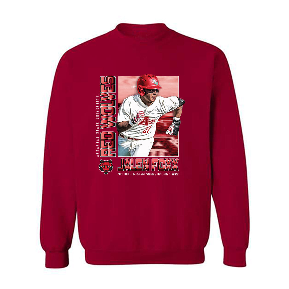 Arkansas State - NCAA Baseball : Jalen Foxx - Classic Shersey Crewneck Sweatshirt-0