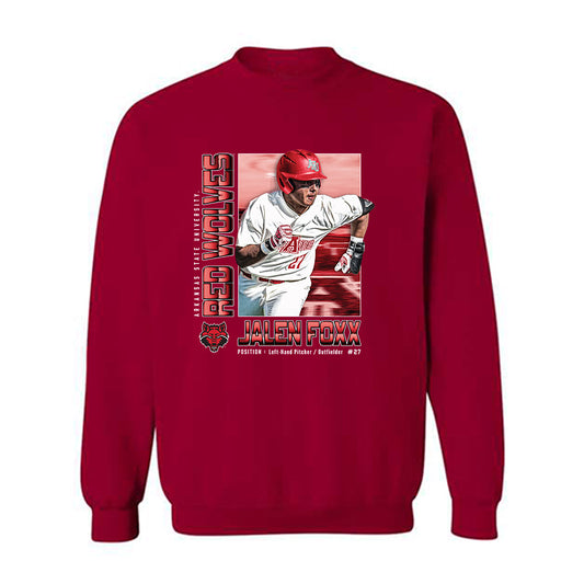 Arkansas State - NCAA Baseball : Jalen Foxx - Classic Shersey Crewneck Sweatshirt-0