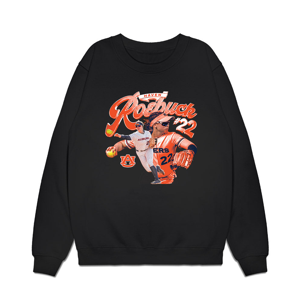 Auburn - NCAA Softball : Haven Roebuck - Collage Premium Crewneck Sweatshirt-0