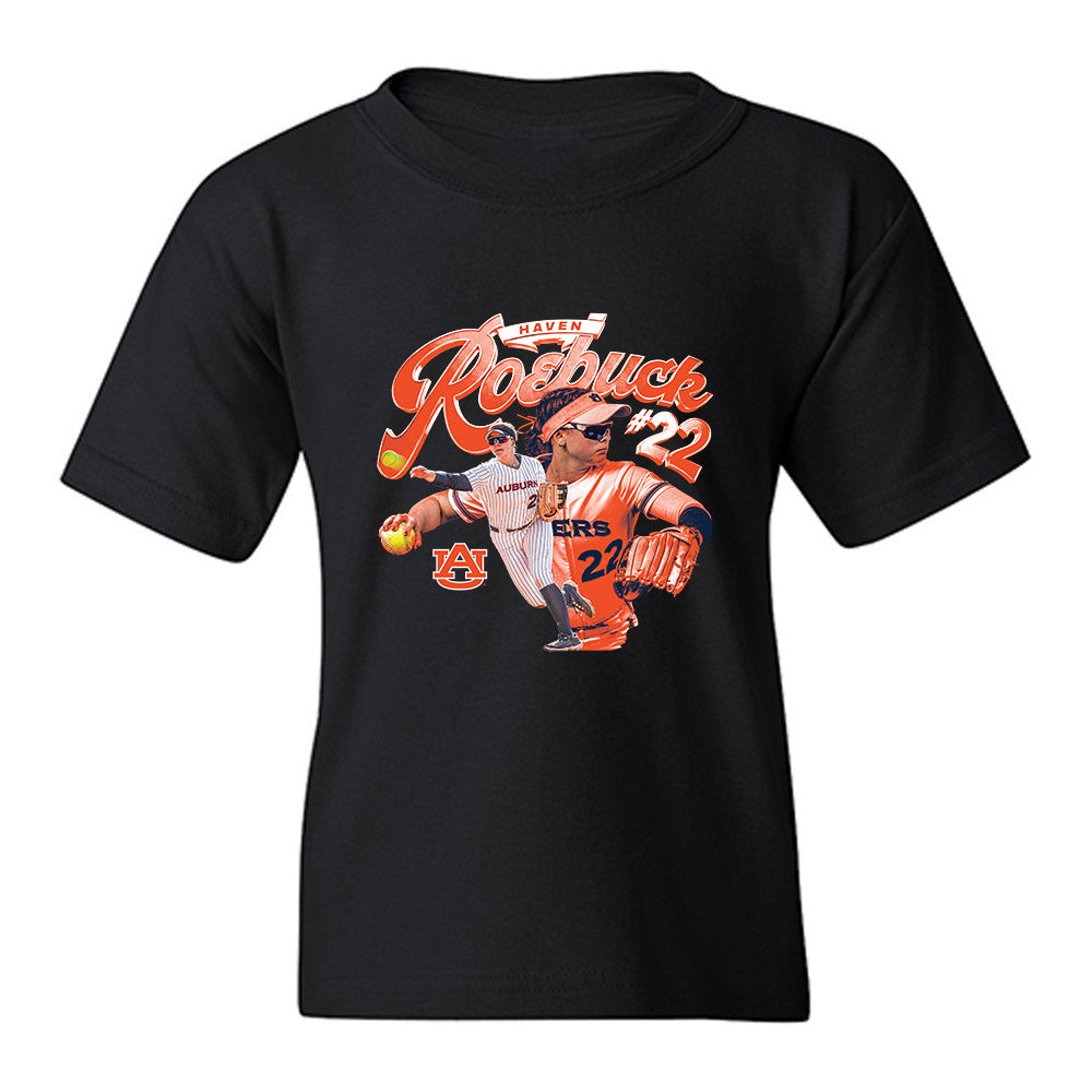Auburn - NCAA Softball : Haven Roebuck - Collage Youth T-Shirt-0