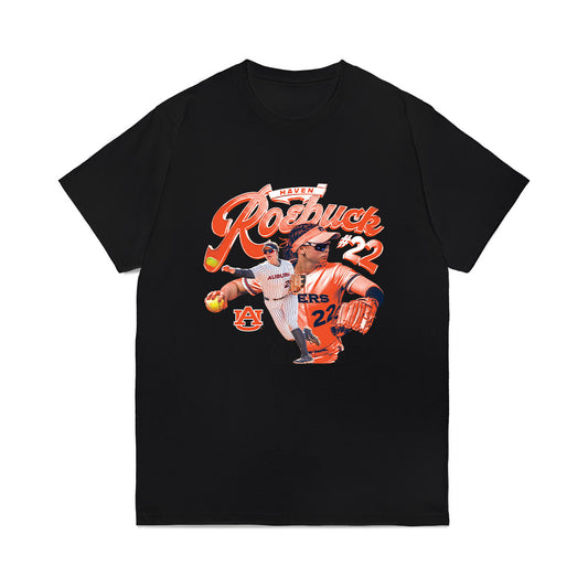 Auburn - NCAA Softball : Haven Roebuck - Collage Comfort Colors T-Shirt-0