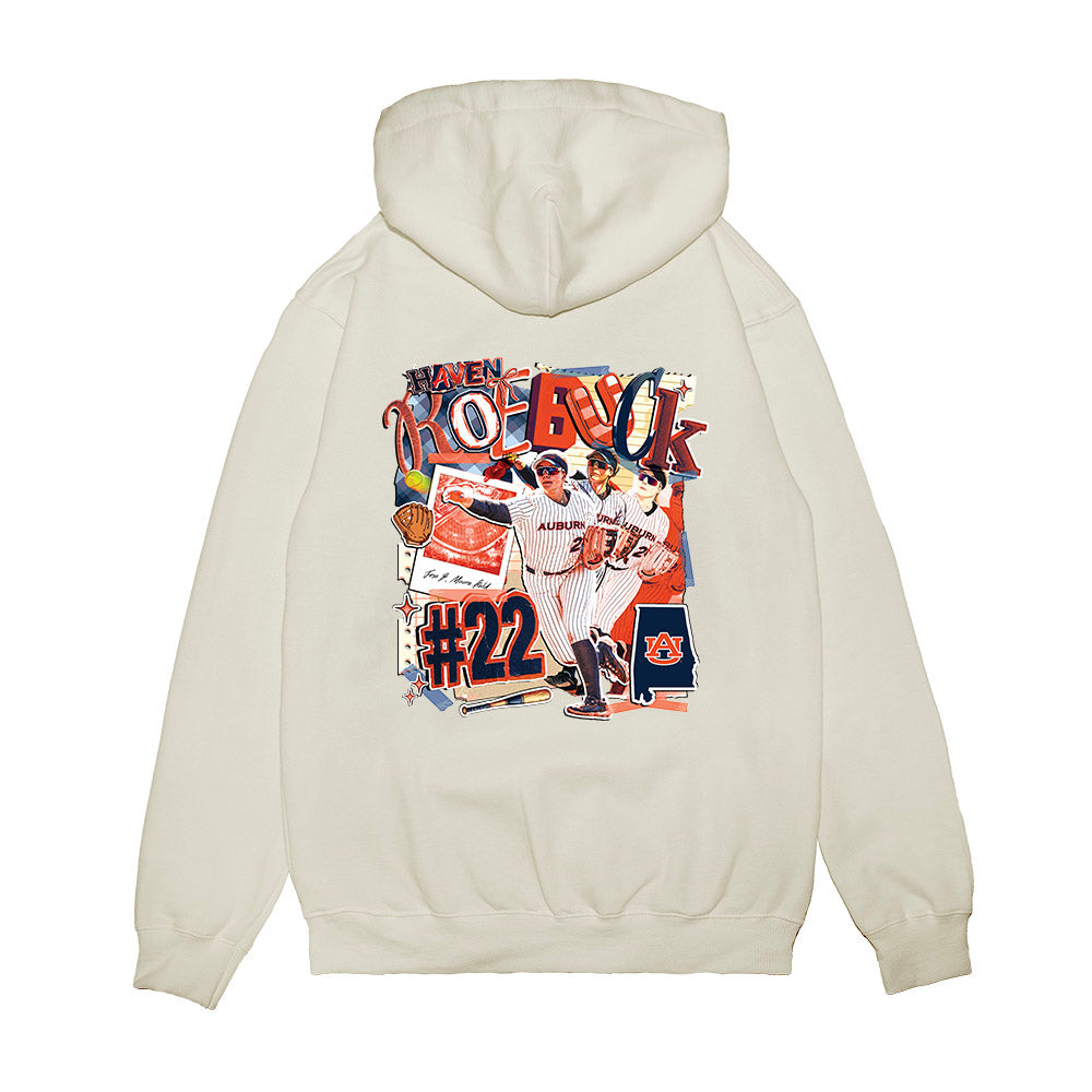 Auburn - NCAA Softball : Haven Roebuck - Collage Premium Hooded Sweatshirt-1