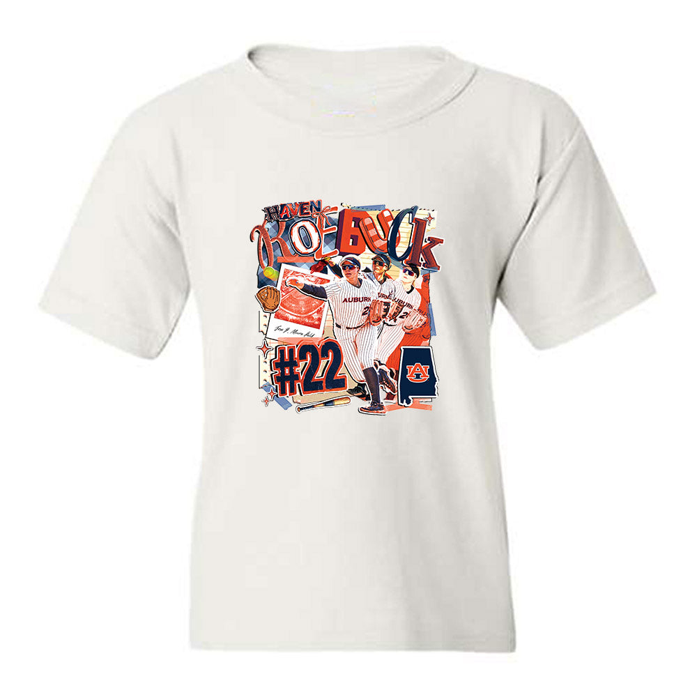 Auburn - NCAA Softball : Haven Roebuck - Collage Youth T-Shirt-0