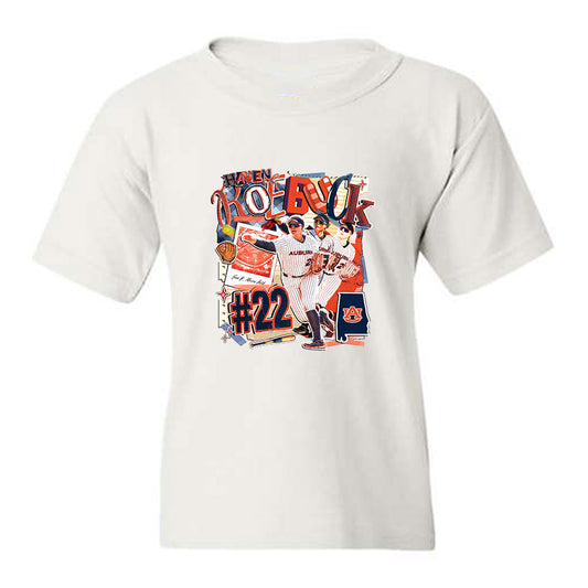 Auburn - NCAA Softball : Haven Roebuck - Collage Youth T-Shirt-0