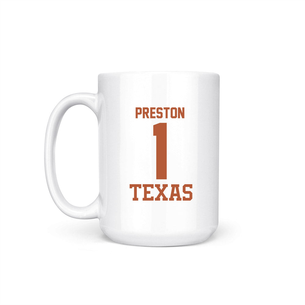 Texas - NCAA Women's Basketball : Bryanna Preston - Final Four NCAA® March Madness® 2026 Coffee Mug-1