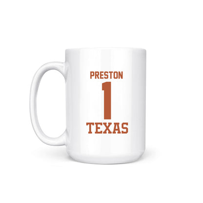 Texas - NCAA Women's Basketball : Bryanna Preston - Final Four NCAA® March Madness® 2026 Coffee Mug-1