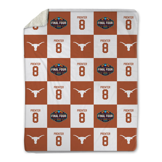 Texas - NCAA Women's Basketball : Grace Prenter - Final Four NCAA® March Madness® 2026 Blanket-0