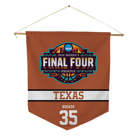 Texas - NCAA Women's Basketball : Madison Booker - Final Four NCAA® March Madness® 2026 Pennant - 18" x 21"-0