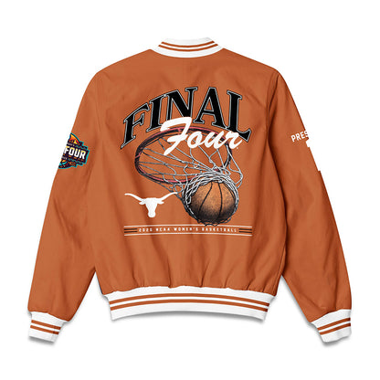 Texas - NCAA Women's Basketball : Bryanna Preston - Final Four NCAA® March Madness® 2026 Bomber Jacket-1