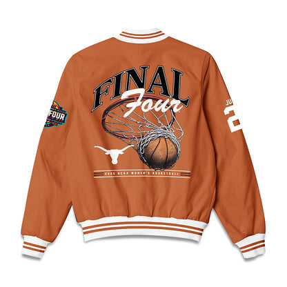 Texas - NCAA Women's Basketball : Ashton Judd - Final Four NCAA® March Madness® 2026 Bomber Jacket-1
