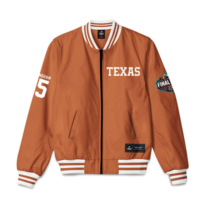 Texas - NCAA Women's Basketball : Breya Cunningham - Final Four NCAA® March Madness® 2026 Bomber Jacket-0
