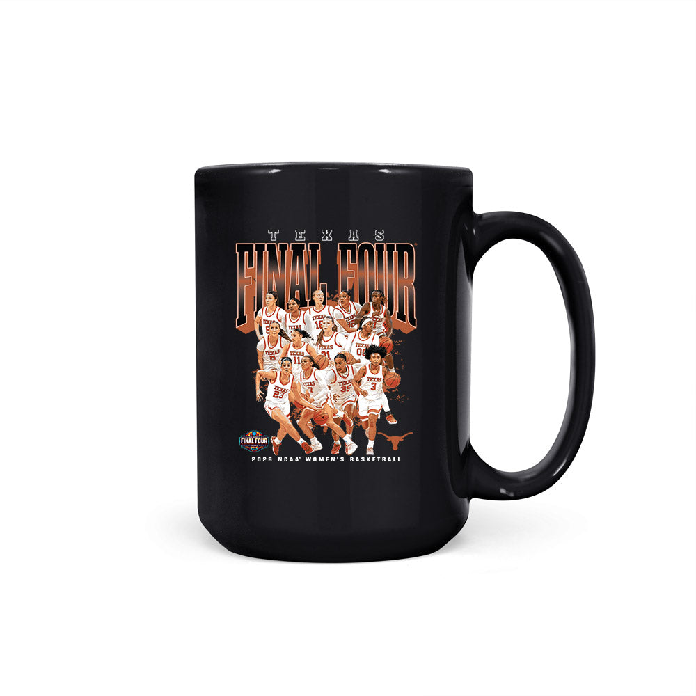 Texas - NCAA Womens Basketball - Final Four® NCAA® March Madness® 2026 Coffee Mug-0