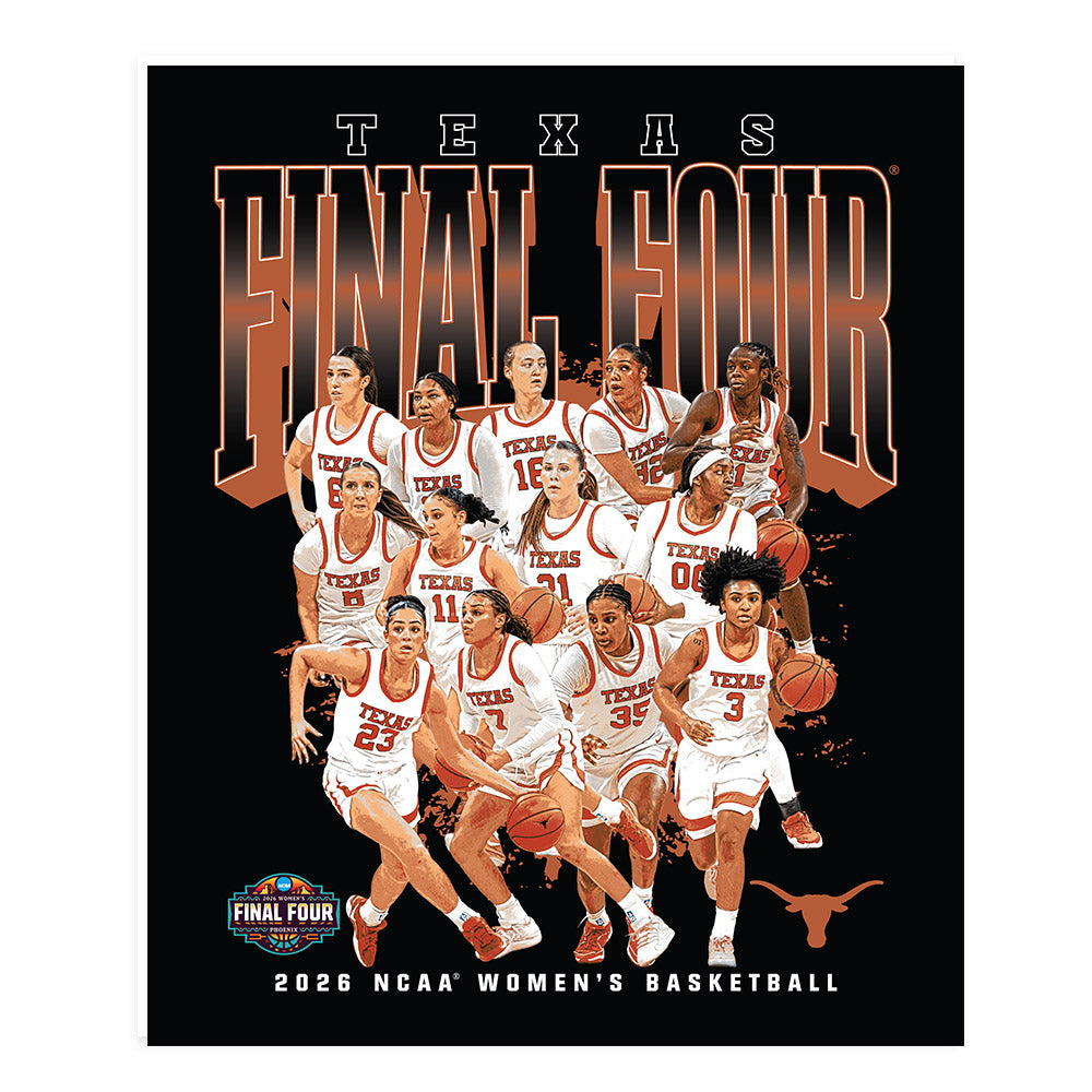 Texas - NCAA Womens Basketball - Final Four® NCAA® March Madness® 2026 Poster 20x24-0