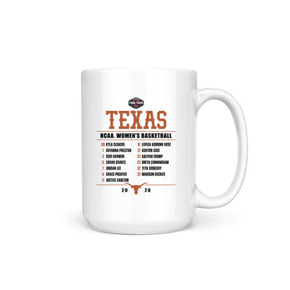 Texas - NCAA Womens Basketball - Final Four® NCAA® March Madness® 2026 Coffee Mug-0