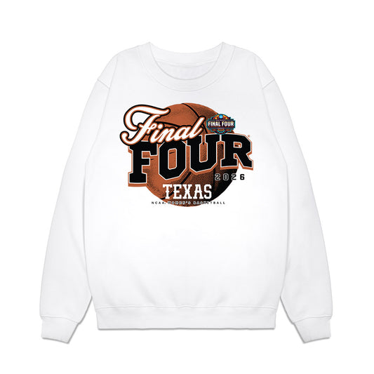 Texas - NCAA Womens Basketball - Final Four® NCAA® March Madness® 2026 Roster List Premium Crewneck Sweatshirt-0