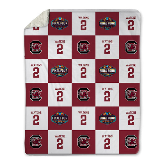 South Carolina - NCAA Women's Basketball : Ashlyn Watkins - Final Four NCAA® March Madness® 2026 Blanket-0