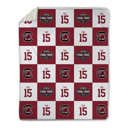 South Carolina - NCAA Women's Basketball : Adhel Tac - Final Four NCAA® March Madness® 2026 Blanket-0