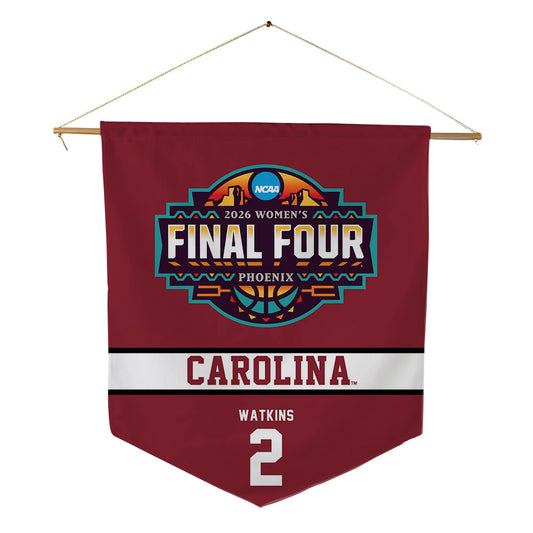 South Carolina - NCAA Women's Basketball : Ashlyn Watkins - Final Four NCAA® March Madness® 2026 Pennant - 18" x 21"-0