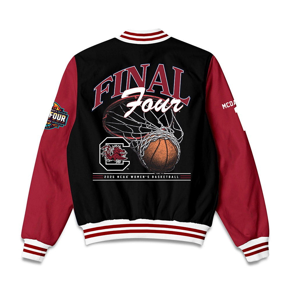 South Carolina - NCAA Women's Basketball : Maddy McDaniel - Final Four NCAA® March Madness® 2026 Bomber Jacket-1