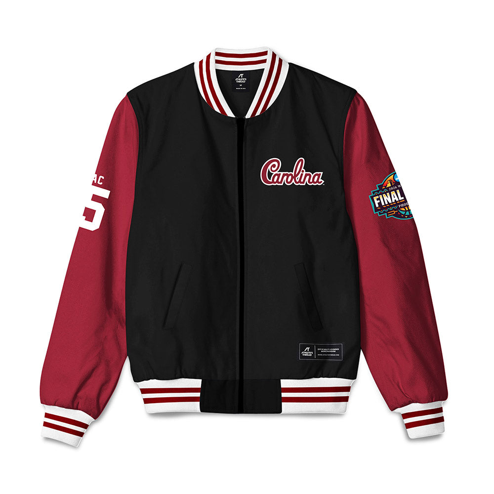 South Carolina - NCAA Women's Basketball : Adhel Tac - Final Four NCAA® March Madness® 2026 Bomber Jacket-0