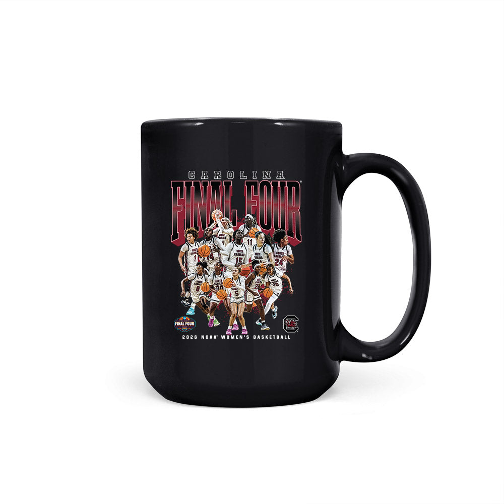 South Carolina - NCAA Womens Basketball - Final Four® NCAA® March Madness® 2026 Coffee Mug-0