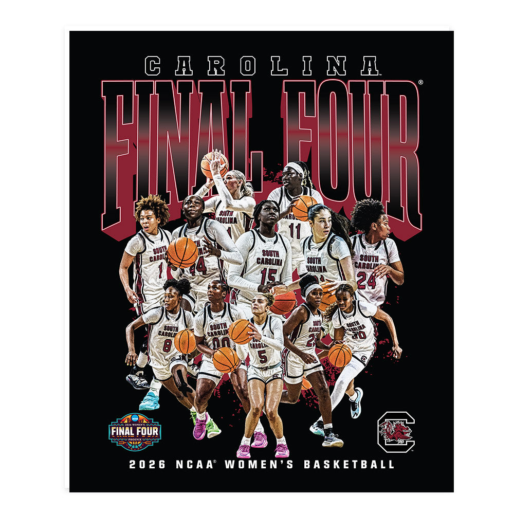 South Carolina - NCAA Womens Basketball - Final Four® NCAA® March Madness® 2026 Poster 20x24-0